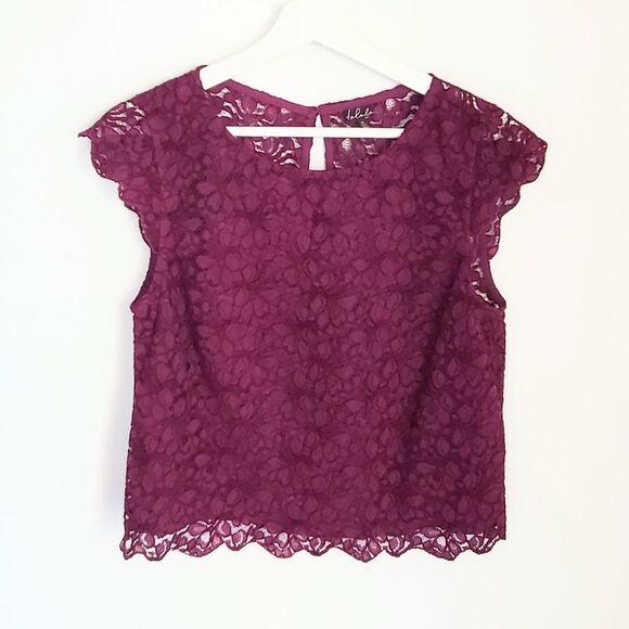 Talula Lace Crop Top Size M - Picture 1 of 3